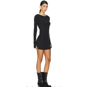 Free People Black Long Sleeve Dress